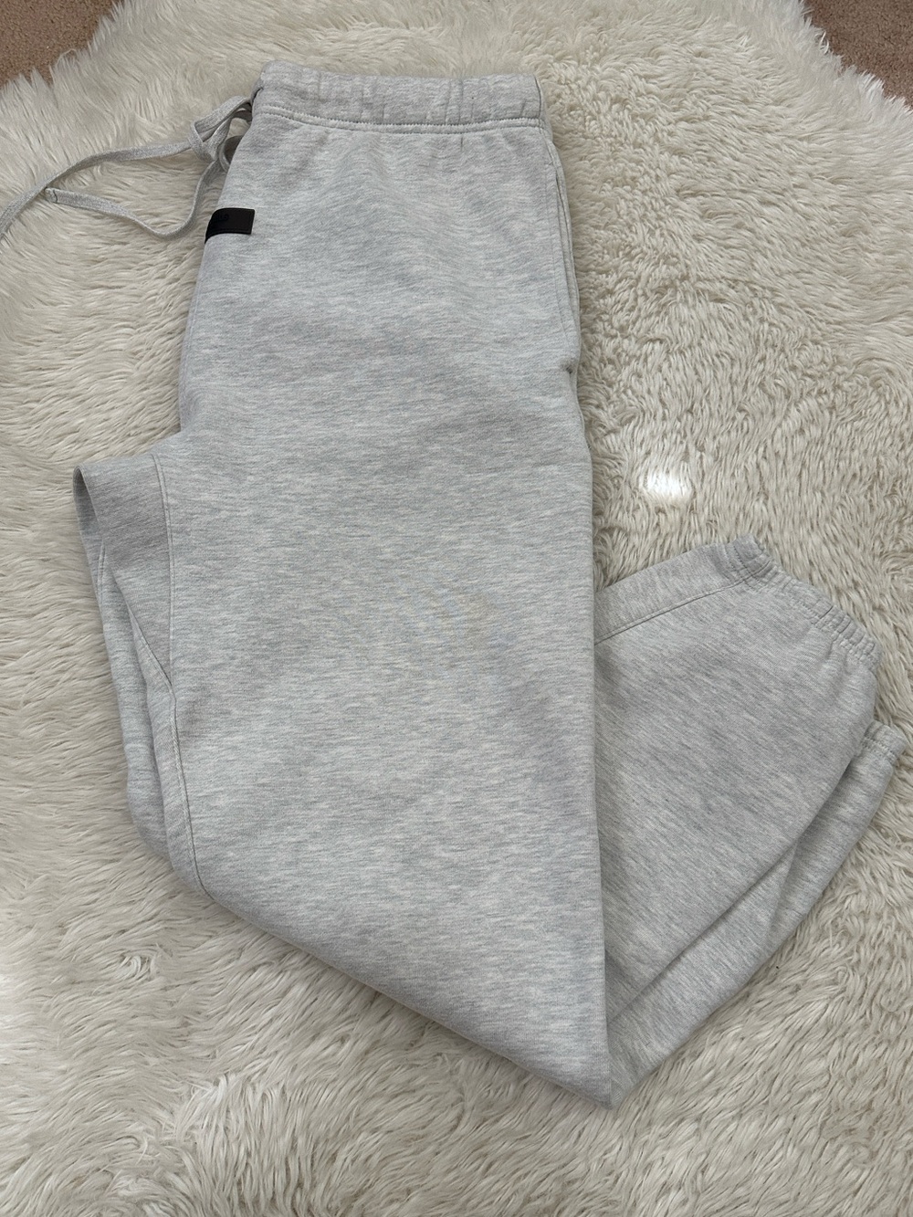 Essentials Light Gray Fleece Sweatpants
